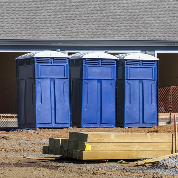 how do i determine the correct number of porta potties necessary for my event in Erie North Dakota